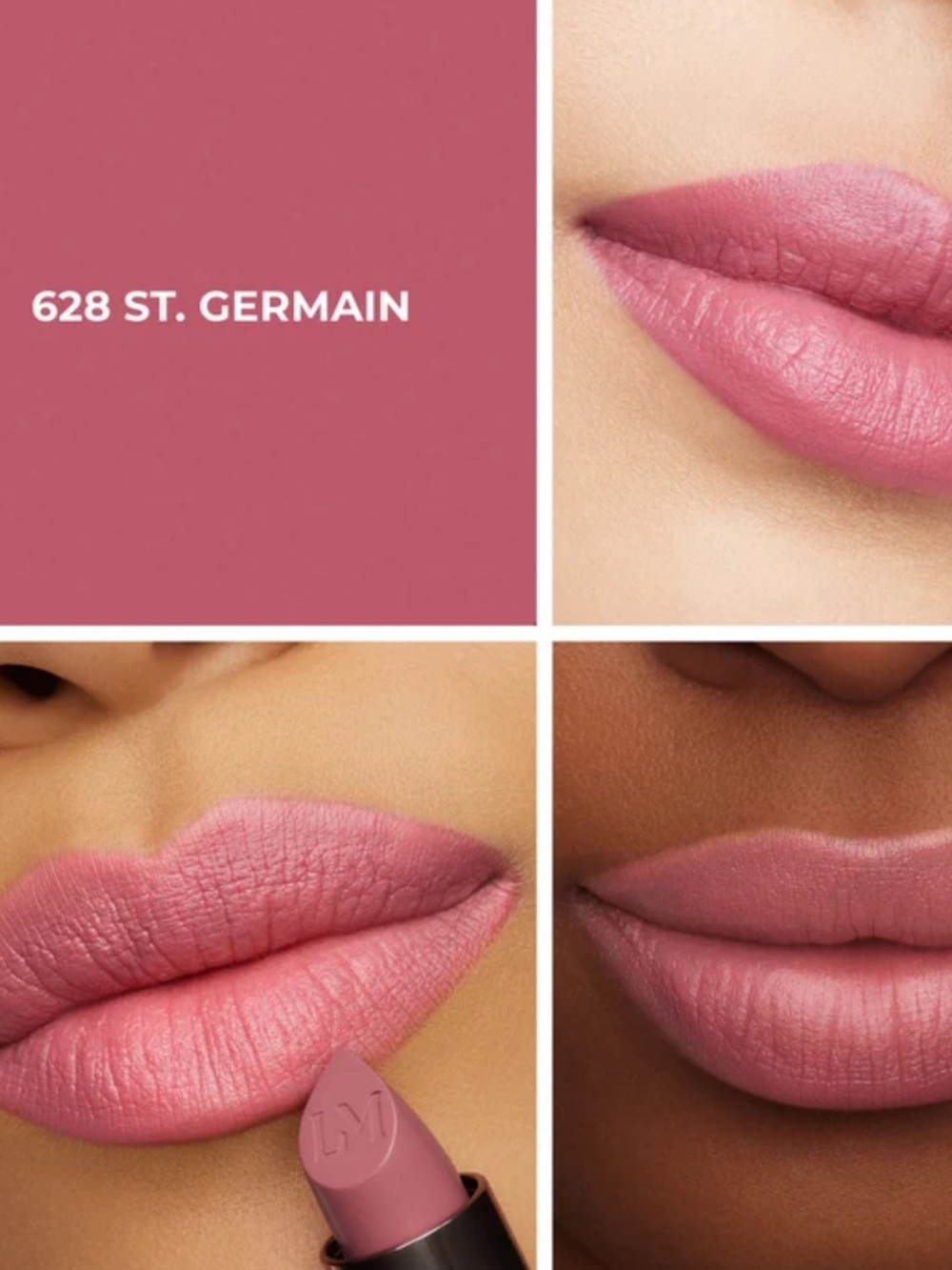 New! laura mercier Caviar Hydra-Crème Refillable Lipstick 628 St. Germain